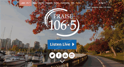 Desktop Screenshot of praise1065.com